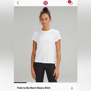 Lululemon Train to be short sleeve shirt
